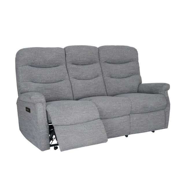 Celebrity Hollingwell 3 Seater Power Recliner Fabric Sofa with Head Rest - image 1