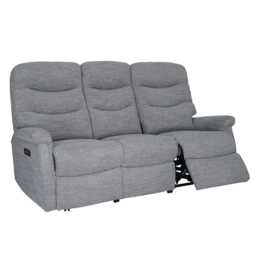 Celebrity Hollingwell 3 Seater Power Recliner Fabric Sofa with Head Rest - thumbnail 2