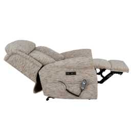 Celebrity Ashfield Grand Single Motor Recliner Fabric Chair with Headrest & Lumbar - thumbnail 3