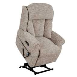 Celebrity Ashfield Grand Single Motor Recliner Fabric Chair with Headrest & Lumbar - thumbnail 2