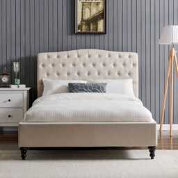 Casa Gerbera Bed Frame, Double, Natural - thumbnail 4