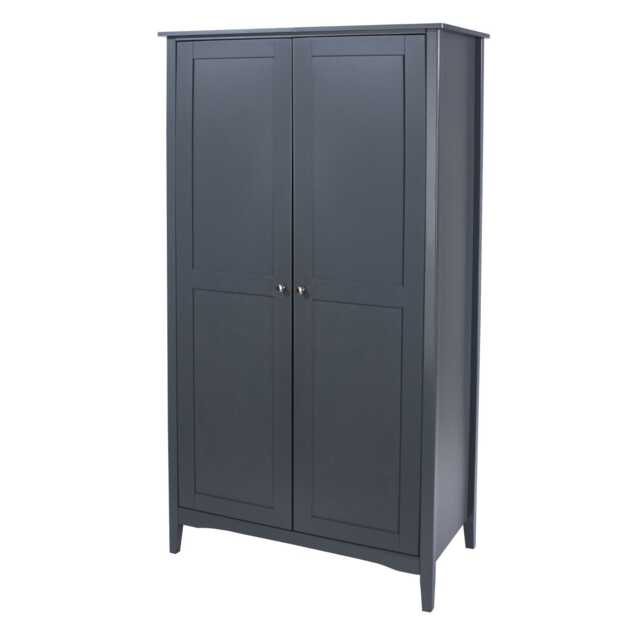 Casa Carla 2 Door Wardrobe, Midnight Blue - image 1
