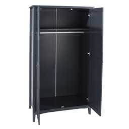 Casa Carla 2 Door Wardrobe, Midnight Blue - thumbnail 4