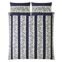 Orla Kiely Sycamore Stripe Duvet Set, Single, Space Blue - thumbnail 5