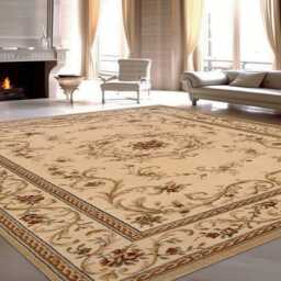 Frith Rugs Kirman Woven Rug, 195cm x 133cm, Traditional Cream Floral - thumbnail 3