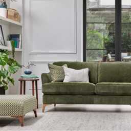 Casa Sloane Fabric Footstool - thumbnail 2