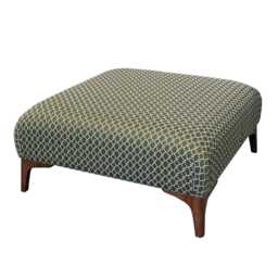 Casa Sloane Fabric Footstool - thumbnail 1