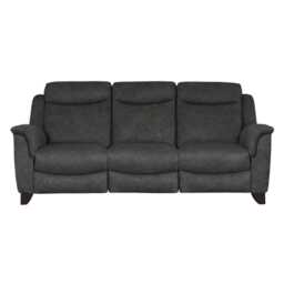 Parker Knoll Manhattan 3 Seater Power Recliner Leather Sofa, Oxford Winter Lake