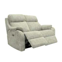 G Plan Kingsbury 2 Seater Power Fabric Recliner Sofa, Aerial Vista - thumbnail 2