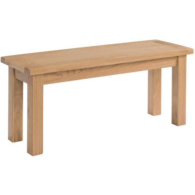 Casa Tavistock Dining Bench, 104cm, Light Oak