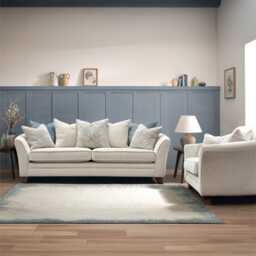 Casa Ester Fabric Storage Footstool - thumbnail 1