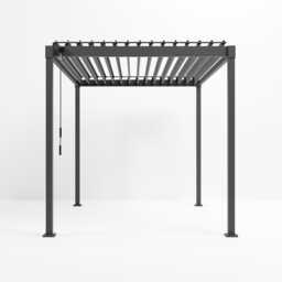 Nova Luna Steel Garden Pergola, Rectangular, 2.4x3m