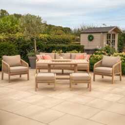 Kettler Cora Wooden Garden Lounge Set, 7 Seater - thumbnail 2