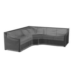 Aerocover Weather Resistant Outdoor Corner Sofa Cover, L-Shape, 255x255x90x65x90cm - thumbnail 3