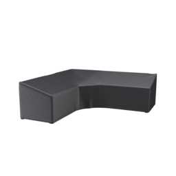 Aerocover Weather Resistant Outdoor Corner Sofa Cover, L-Shape, 255x255x90x65x90cm