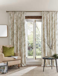 Laura Ashley Pussy Willow Curtains, 162 x 182cm, Dove Grey - thumbnail 1