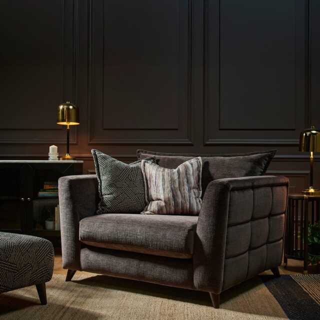 Casa Sienna Fabric Cuddle Chair