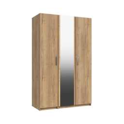 Casa Lisbon Triple Wardrobe with Mirror - thumbnail 2