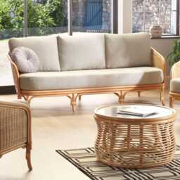 Desser Royal 3 Seater Cane Sofa - thumbnail 3