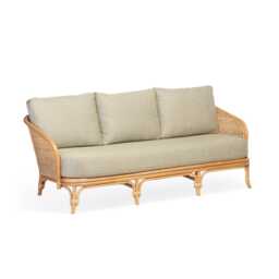 Desser Royal 3 Seater Cane Sofa