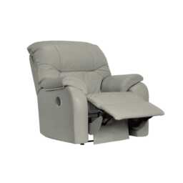 G Plan Mistral Small Manual Recliner Leather Armchair - thumbnail 1