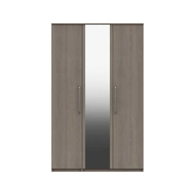 Casa Paris Triple Wardrobe with Mirror - image 1