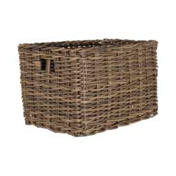 Casa Rectangular Log Basket, Medium, Natural