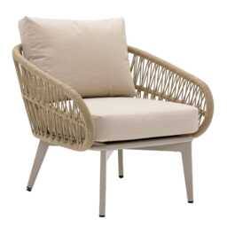 Casa Oasis Aluminium Garden Sofa Set, 4 Seater, Caramel - thumbnail 4