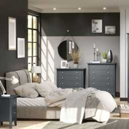 Casa Carla 4 Drawer Chest of Drawers, Midnight Blue - thumbnail 2