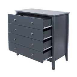 Casa Carla 4 Drawer Chest of Drawers, Midnight Blue - thumbnail 3