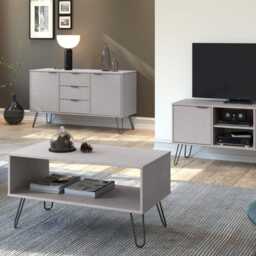 Casa Alden Small Sideboard, Grey - thumbnail 4