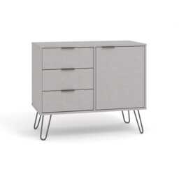 Casa Alden Small Sideboard, Grey - thumbnail 1