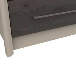 Casa Lyon 3 Door Mirrored Wardrobe, Anthracite - thumbnail 2