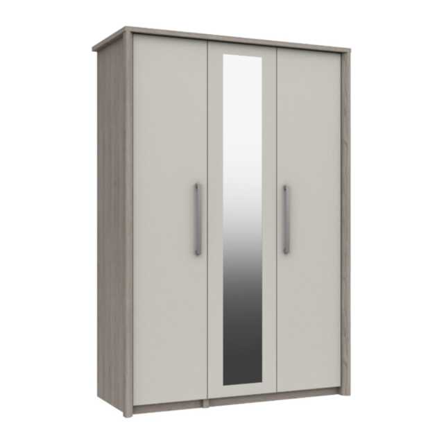 Casa Milan Triple Mirrored Wardrobe - image 1