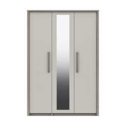 Casa Milan Triple Mirrored Wardrobe - thumbnail 2