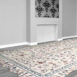 Frith Rugs Kaydon Washable Woven Rug, 230cm x 160cm, Blue Floral - thumbnail 3