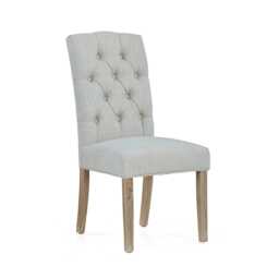 Casa Nantes Upholstered Dining Chair, Natural