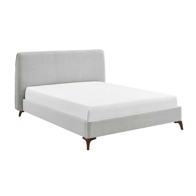 Casa Dune Bed Frame, Double, Grey - image 1