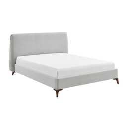 Casa Dune Bed Frame, Double, Grey - thumbnail 1