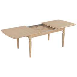 Casa Linden Large Extending Dining Table, 185-245cm, Oak - thumbnail 1