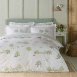 Sophie Allport Spring Cottage Duvet Set, Single, Green