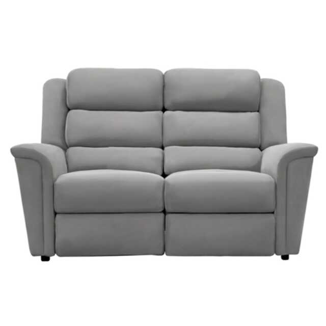 Parker Knoll Colorado Large 2 Seater Leather Sofa, Roma Steel