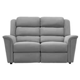 Parker Knoll Colorado Large 2 Seater Leather Sofa, Roma Steel