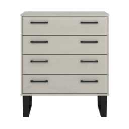 Casa Taylor 4 Drawer Chest of Drawers, Grey - thumbnail 2