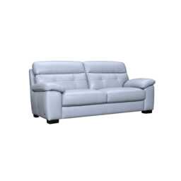Casa Milan 3 Seater Leather Sofa - thumbnail 2