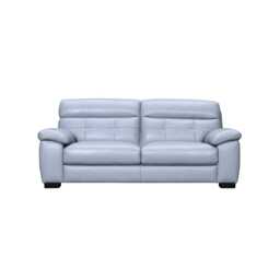 Casa Milan 3 Seater Leather Sofa - thumbnail 1