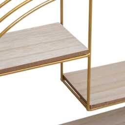Atmosphera Round Wall Shelf, Gold - thumbnail 2