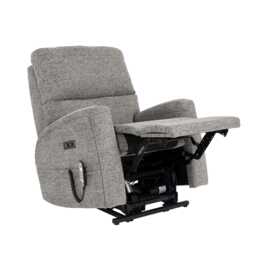 Celebrity Southwell Lift & Rise Power Fabric Recliner Armchair, Hessian Steel - thumbnail 3