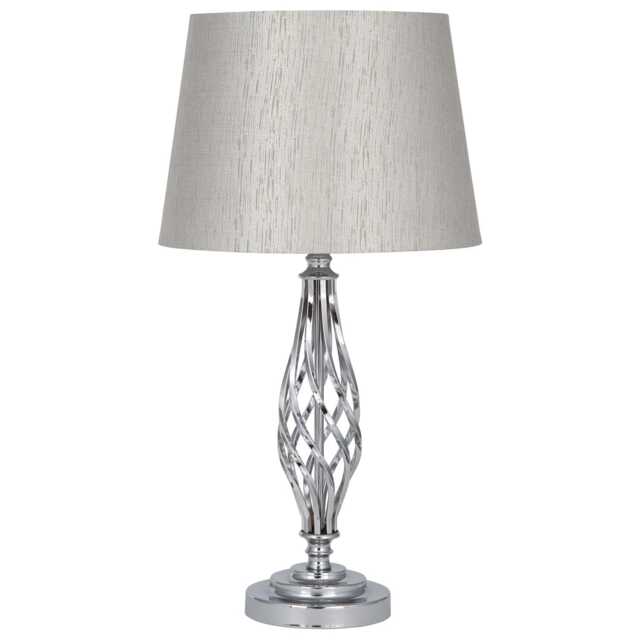 Pacific Lifestyle Jenna Table Lamp, Nickel