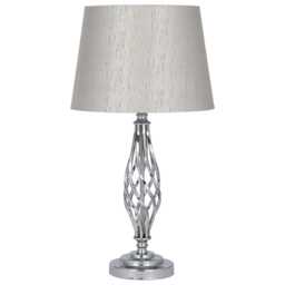 Pacific Lifestyle Jenna Table Lamp, Nickel